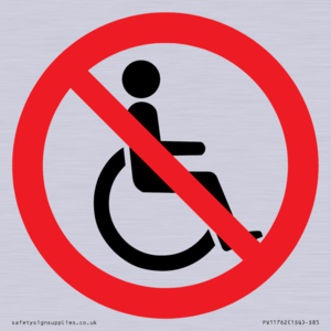 P914 Prohibition: No disabled access
